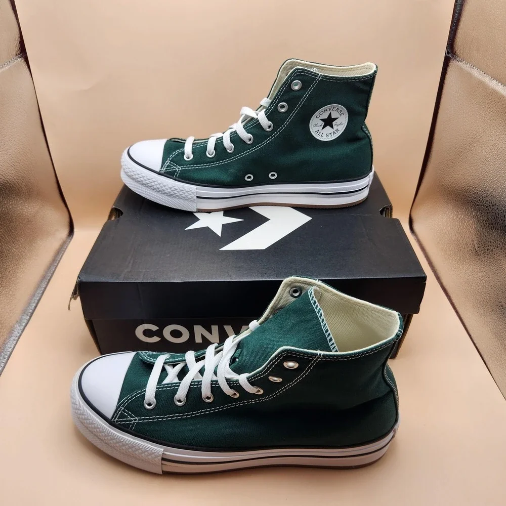 Converse CTAS EVA Lift Hi Shoes Youth Size 7 Green All Star Sneakers A09291F